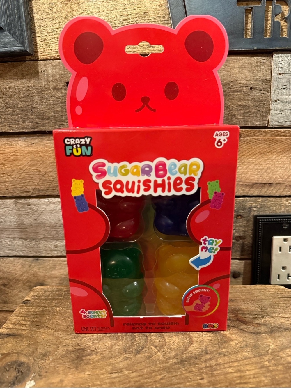 Sugar Bear Squishies - Multi-Color Scented Squish Toys